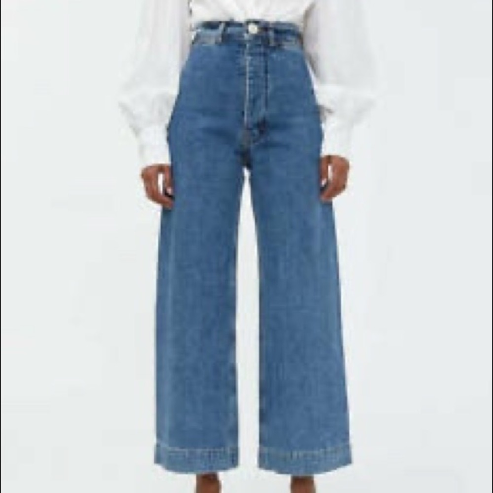 Altered Jesse Kamm Sailor Cowboy Denim sz 0